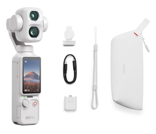 DJI Osmo Pocket 4P Standard Combo (Biała) - 1605657 - zdjęcie